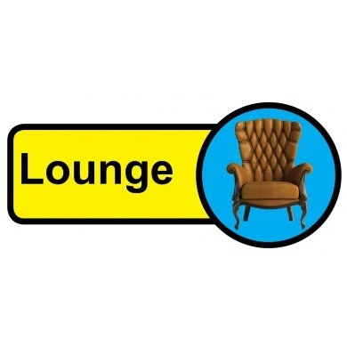 Lounge sign - 480mm x 210mm